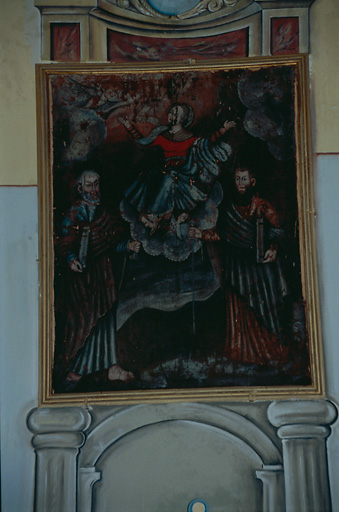 Tableau d'autel : Assomption, saint Pierre, saint Paul