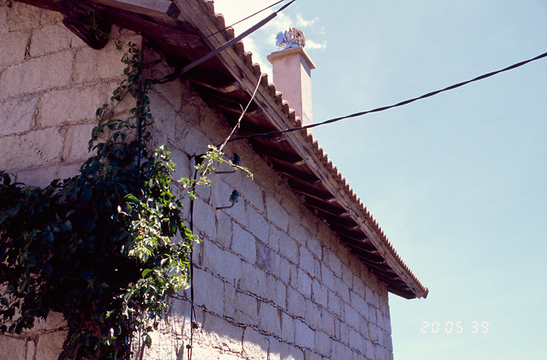 Débord de toit.