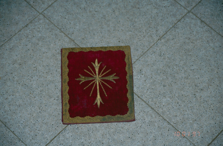 Bourse de corporal de l'ornement rouge