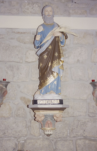 Statue (petite nature) : Saint Jacques le Majeur