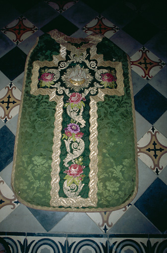 chasuble de l'ornement vert No 1