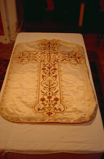 Chasuble de l'ornement doré No 3