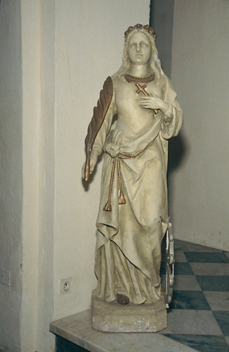 Statue : Sainte Catherine d'Alexandrie