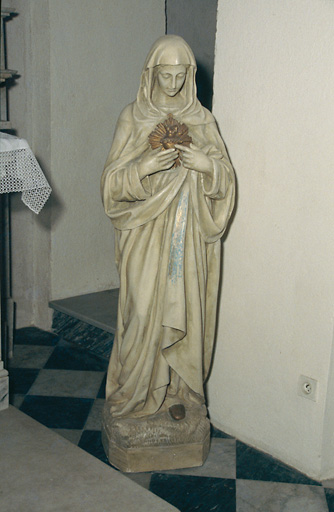 Statue : Vierge du Sacré-Coeur