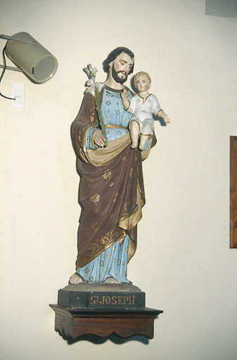 Statue : Saint Joseph et l'Enfant Jésus