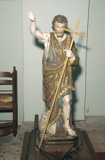 Statue de procession : Saint Jean-Baptiste