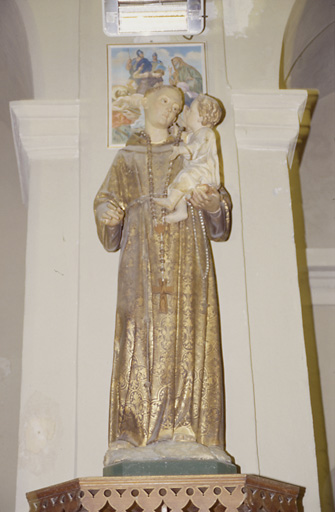 Statue : Saint Antoine de Padoue et l'Enfant Jésus