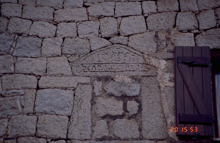 Inscription.