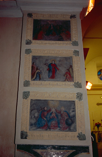 Peinture monumentale : Mystères du Rosaire