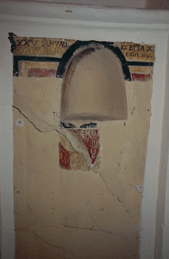 Ensemble de l'autel secondaire de la Vierge