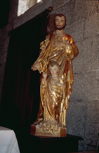 Statue : Saint Joseph et l'Enfant Jésus