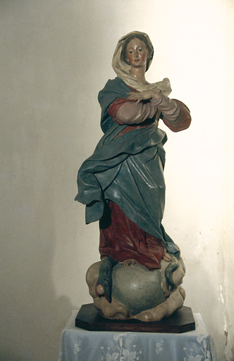 Statue (petite nature) : Immaculée Conception