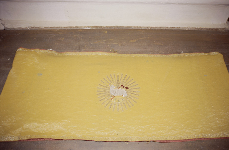 Voile huméral de l'ornement doré