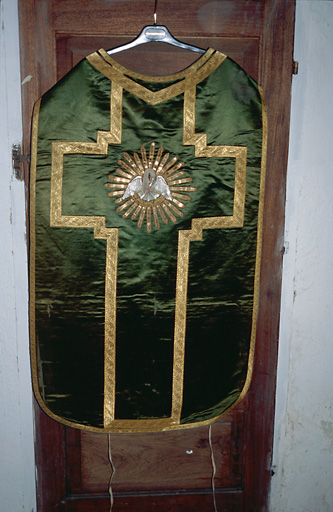 Chasuble de l'ornement vert No 3