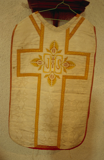 Chasuble de l'ornement blanc