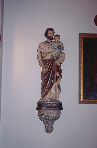 Statue : Saint Joseph et l'Enfant Jésus