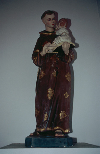 Statue : Saint Antoine de Padoue et l'Enfant Jésus