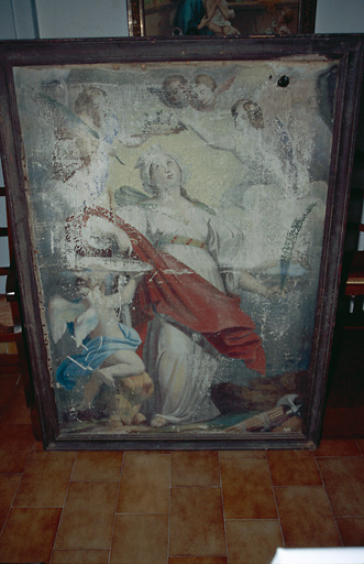 Tableau : Sainte Lucie en gloire