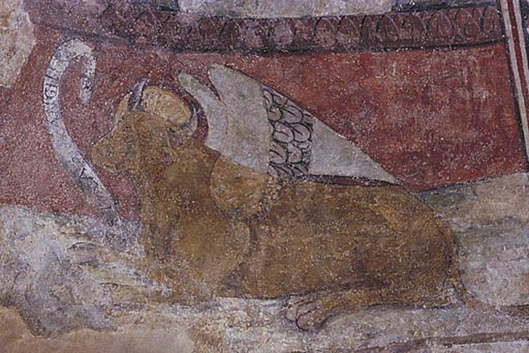 Peintures monumentales ornant le choeur.