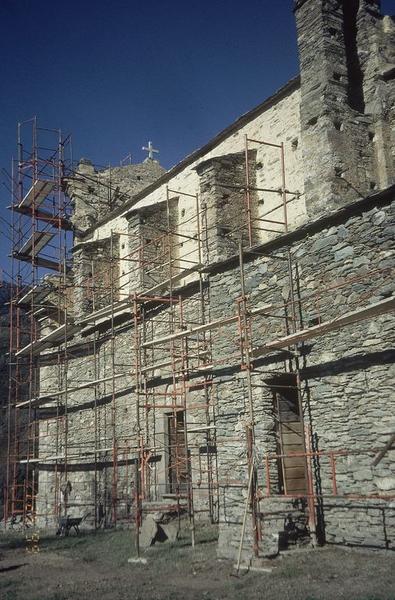 Elévation latérale droite (chantier en cours).