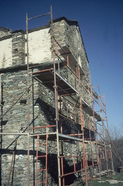 Elévation antérieure (chantier en cours).