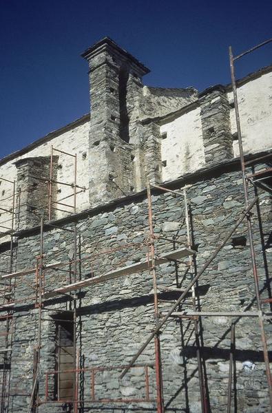 Elévation latérale droite (chantier en cours).