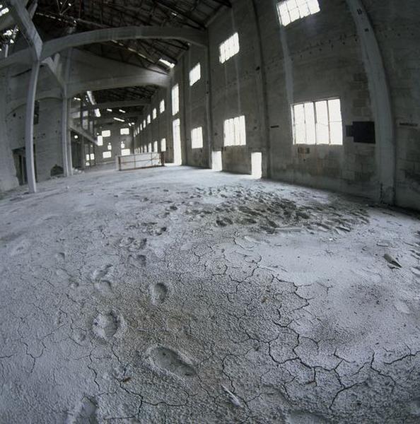Vue intérieure de l'usine.