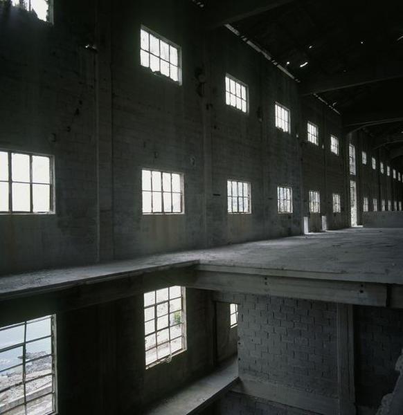 Vue intérieure de l'usine.