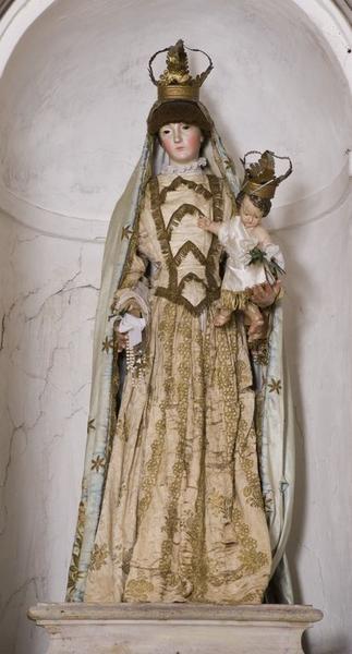 Statue de procession (statue-mannequin) : Notre-Dame du Rosaire