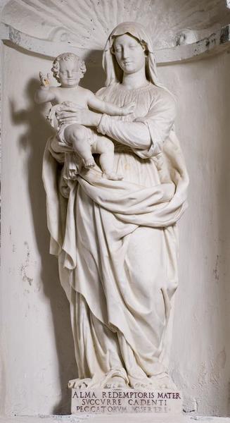 Statue (petite nature) : Vierge à l'Enfant dite Notre-Dame du Bon Secours