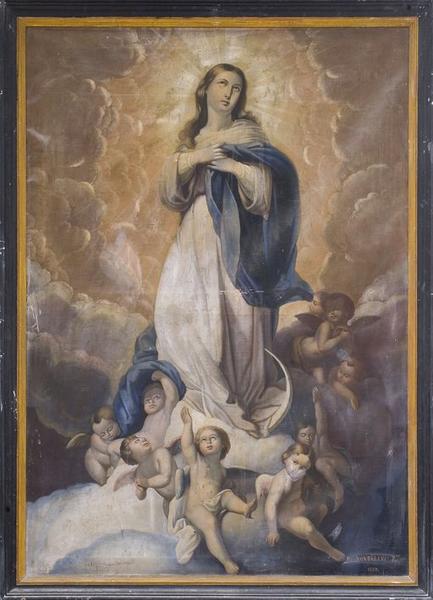 Tableau d'autel : Immaculée Conception