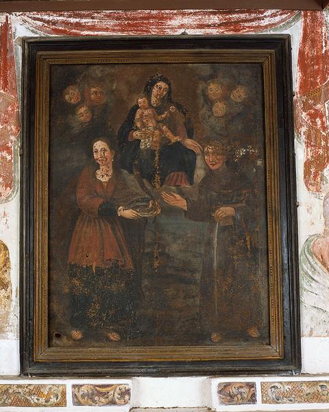 Tableau d'autel : Vierge à l'Enfant, sainte Lucie, saint Antoine de Padoue