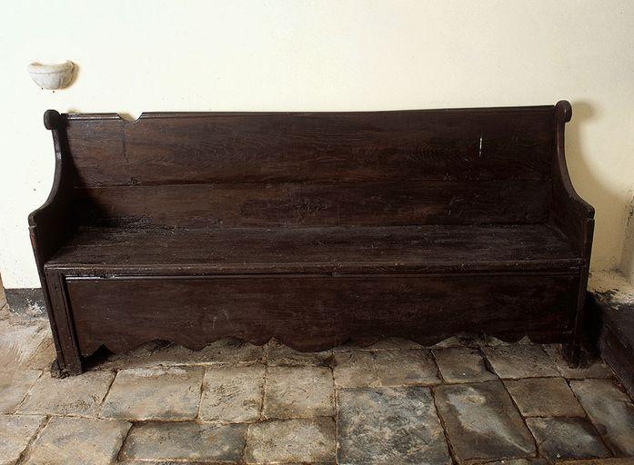 Ensemble de 2 bancs de fidèles