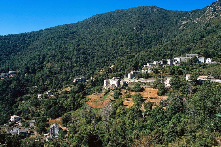 Vue d'ensemble du village.