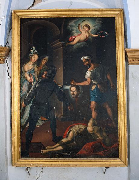 Tableau d'autel : Décollation de saint Jean-Baptiste