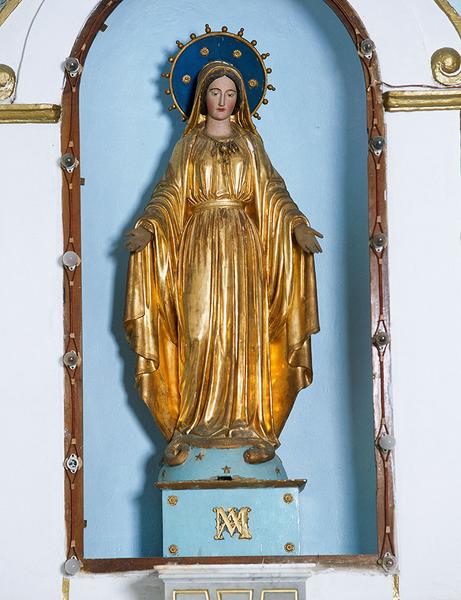 Statue (petite nature) : Immaculée Conception