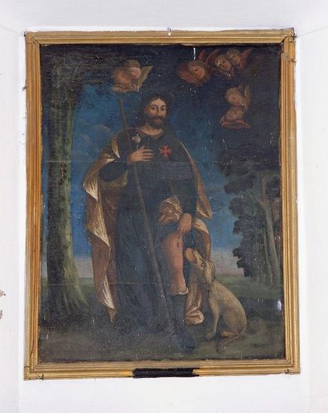 Tableau d'autel : Saint Roch