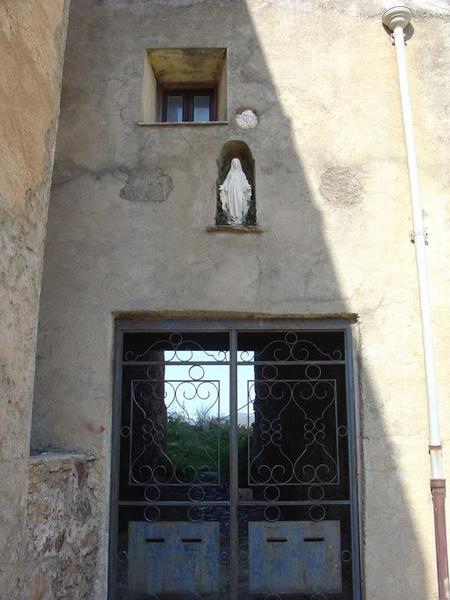 Elévation postérieure. Détail.