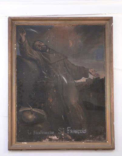 Tableau : Saint François recevant les stigmates