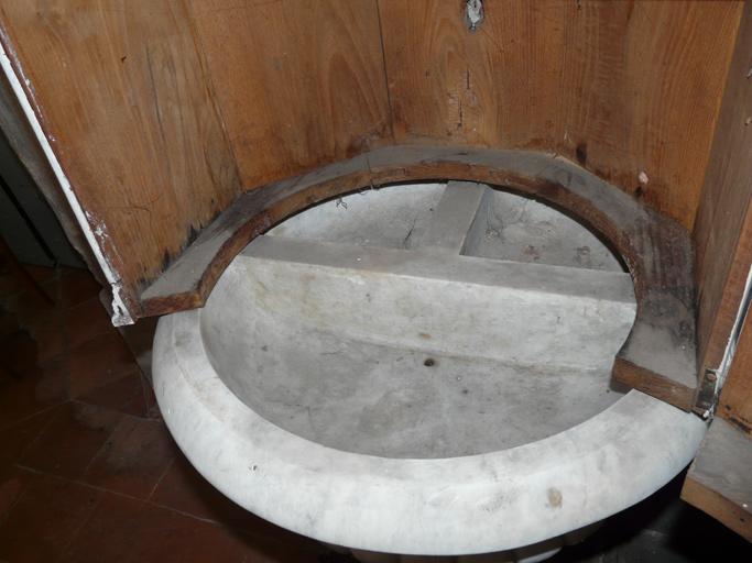 Détail de la cuve.