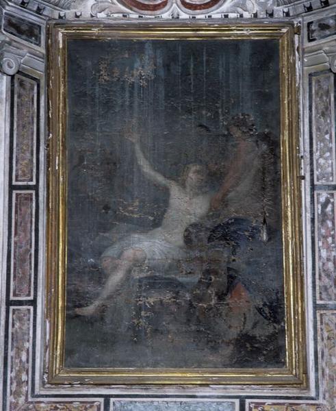 Tableau d'autel : Martyre de saint Laurent