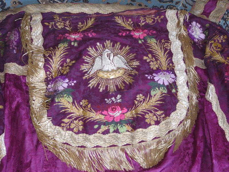 Détail du chaperon.