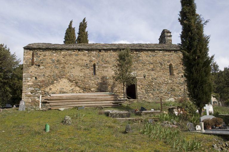 Elévation latérale (chantier de restauration en cours).