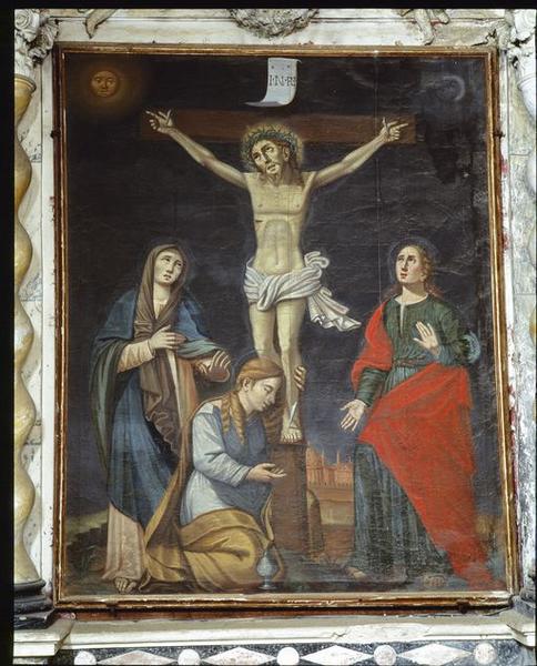 Tableau d'autel : Calvaire