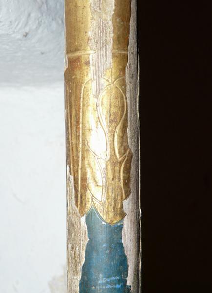 Détail de la polychromie (modèle No 2).