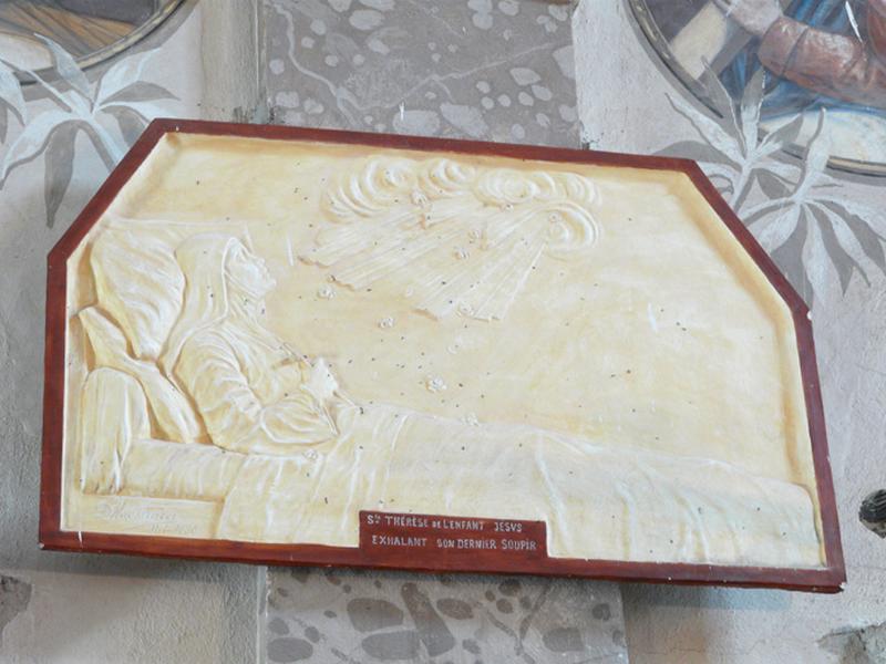 Bas-relief : Sainte Thérèse de l'Enfant Jésus exhalant son dernier soupir