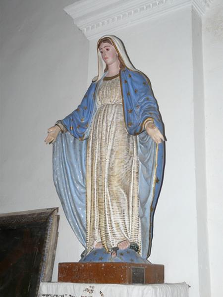 Vue d'ensemble de la statue de l'Immaculée Conception No 2.