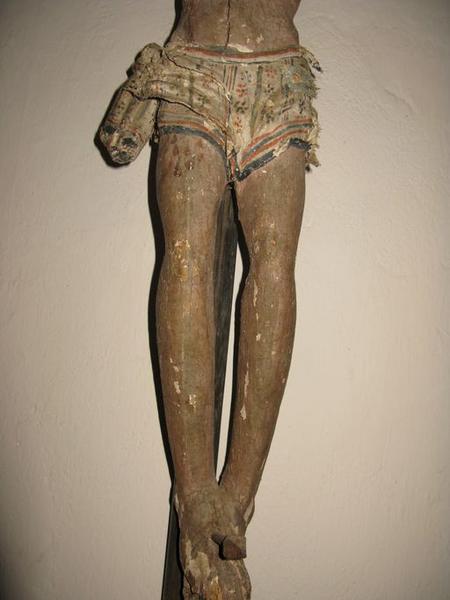 Détail : Jambes du Christ.