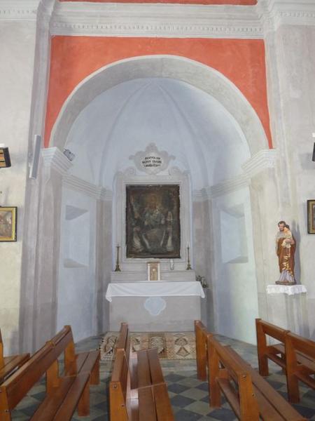 Ensemble de l'autel secondaire de la confrérie du Rosaire