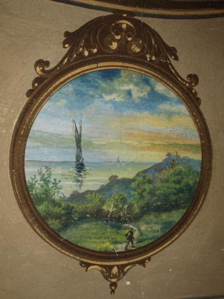 Vue d'ensemble d'un médaillon.